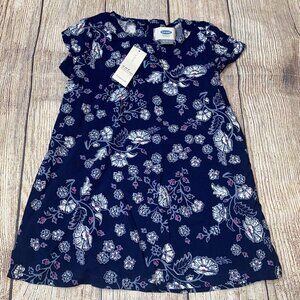 Old Navy 18-24 Months Navy Floral Dress Lightweight NEW